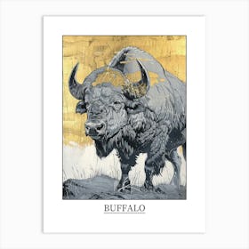 Buffalo Precisionist Illustration 3 Poster Art Print