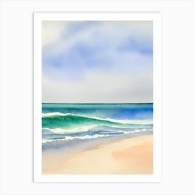 Four Mile Beach 2, Australia Watercolour Art Print