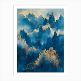 Chinese Mountains 85 Art Print