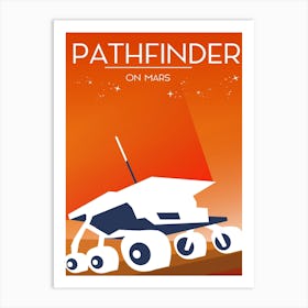 Pathfinder On Mars Space Art Art Print