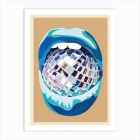 Disco Kiss 1 Art Print