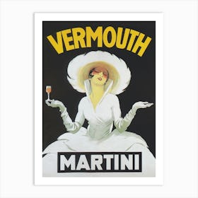 Vermouth Martini Vintage Poster Art Print