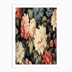 william morris floral print Art Print