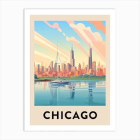 Chicago Travel Poster 3 Art Print