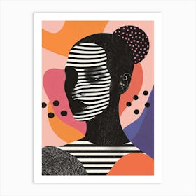 Woman'S Face 118 Art Print