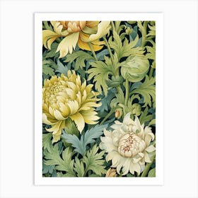 Chrysanthemums 7 Art Print