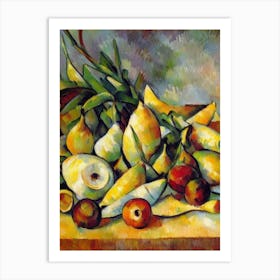 Bamboo Shoots Cezanne Style vegetable Art Print