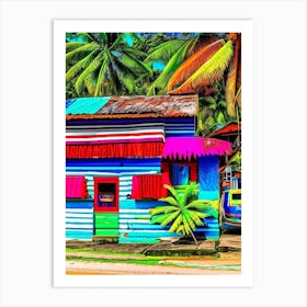 Bocas Del Toro Panama Pop Art Photography Tropical Destination Art Print