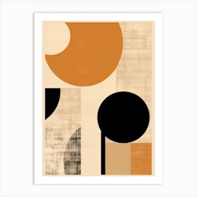 Aachen, Geometric Bauhaus Art Print