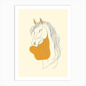 Horse Head 2 Art Print