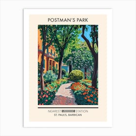 Postman S Park London Parks Garden 6 Art Print