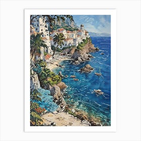 Amalfi Coast 5 Art Print