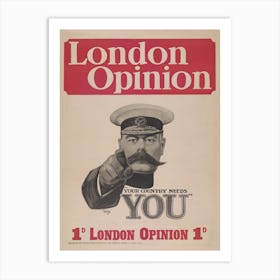 Your Country Needs You, Alfred Leete Art Print