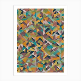 Abstract Geometric Pattern 11 Art Print