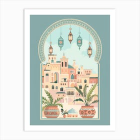 Mediterranean City 3 Art Print