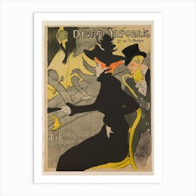 Divan Japonais, Henri de Toulouse-Lautrec Art Print