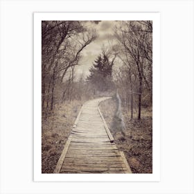 Ghost crossing Art Print