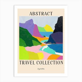 Abstract Travel Collection Poster Seychelles 3 Art Print