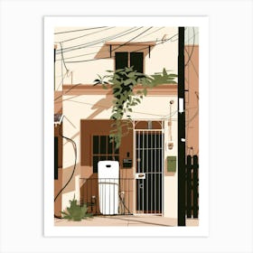 Illustration Of A House 2 Art Print