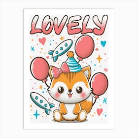 Lovely Fox Art Print