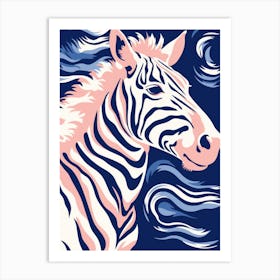 Zebra 2 Art Print