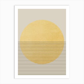 Sun Minimal Art Print