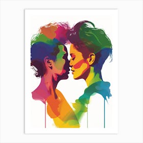 Rainbow Love Art Print