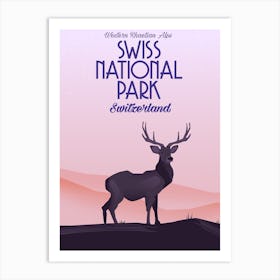 Swiss National Park Switzerland  Art Print