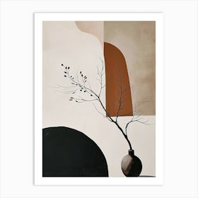 Abstract Boho, Minimalism Art Print