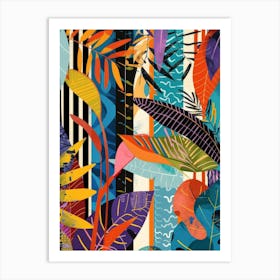 Tropical Leaves 80 Art Print