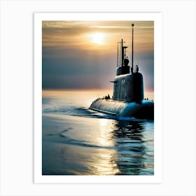 Submarine Reimagined 1 Art Print