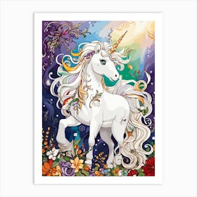 Unicorn Painting Art Print