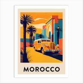 Morocco 2 Vintage Travel Poster Art Print