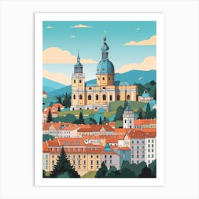 Czech Republic 2 Travel Illustration Art Print