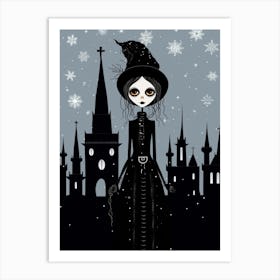 Gothmas Snow Witch Art Print