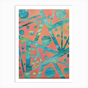 Oasis Abstract Painting Art Print