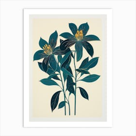 Clematis Art Print