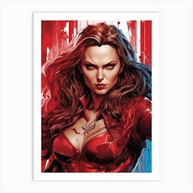 Avengers Black Widow Art Print