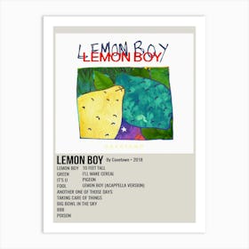 Lemon Boy By Cavetown 2018 Poster 1 Art Print