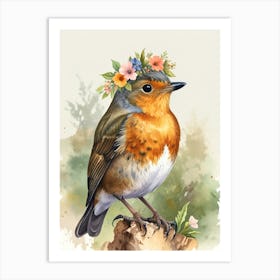 Robin 6 Art Print