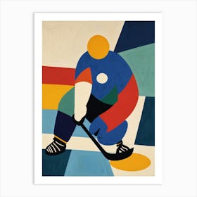 Hockey Player 1 Art Print