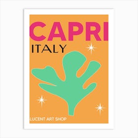 Capri Italy Art Print