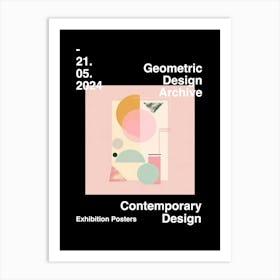 Geometric Design Archive Poster 12 Art Print