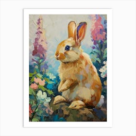 Himalayan Rabbit Painting 2 Art Print