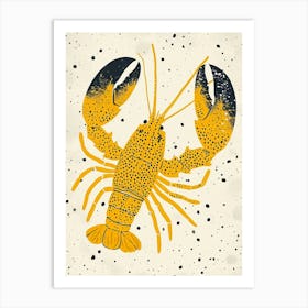 Yellow Lobster 1 Art Print