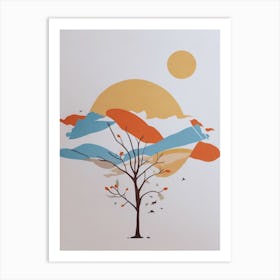 Tree In The Sky Art Print