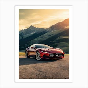 Maserati Granturismo 4 Art Print