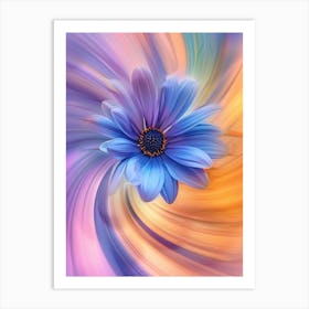 Abstract Flower 3 Art Print