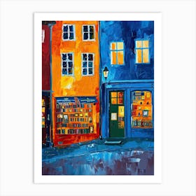 Oslo Book Nook Bookshop 2 Art Print