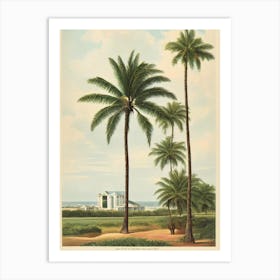 Virginia Beach Virginia Vintage Art Print